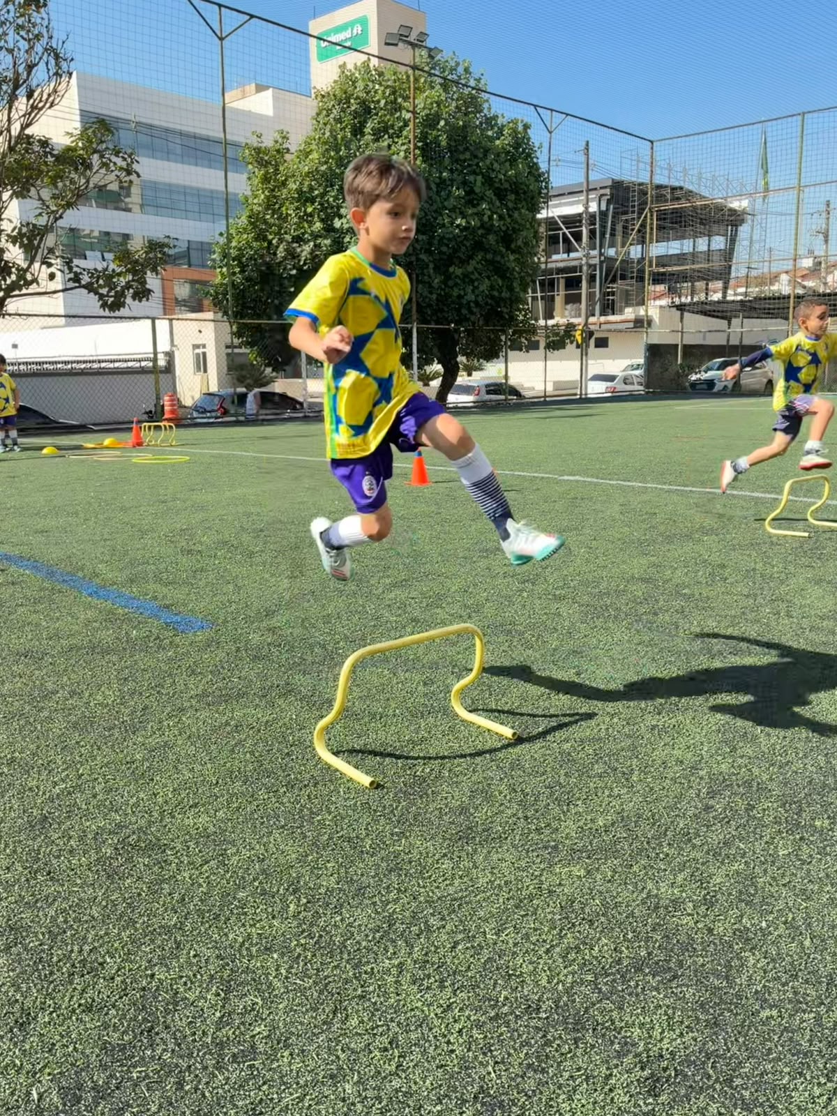 Turma de sábado às 9h treinando